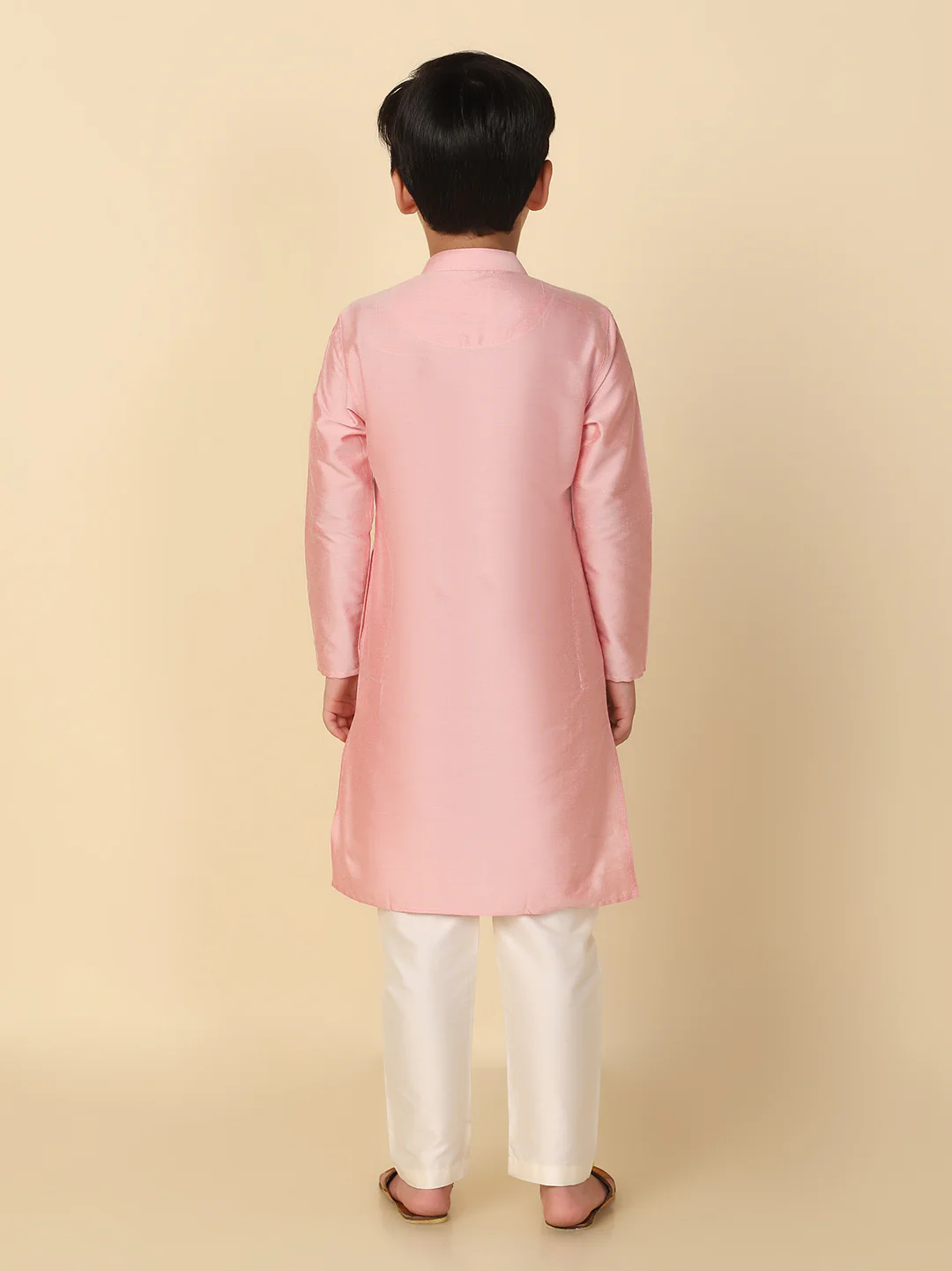 Boy's Light pink Kurta - Image 4