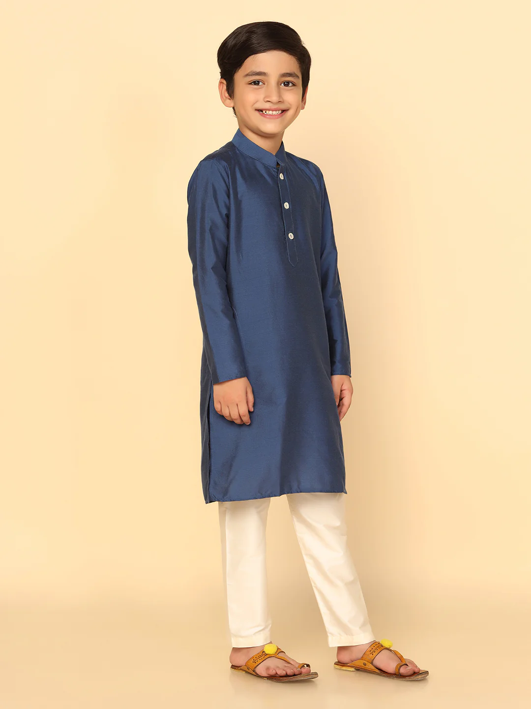 Boy's Blue Kurta - Image 3