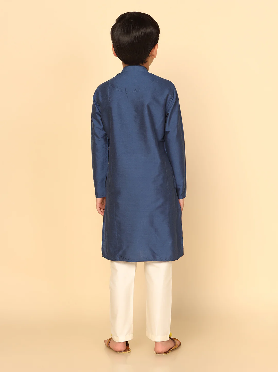 Boy's Blue Kurta - Image 4