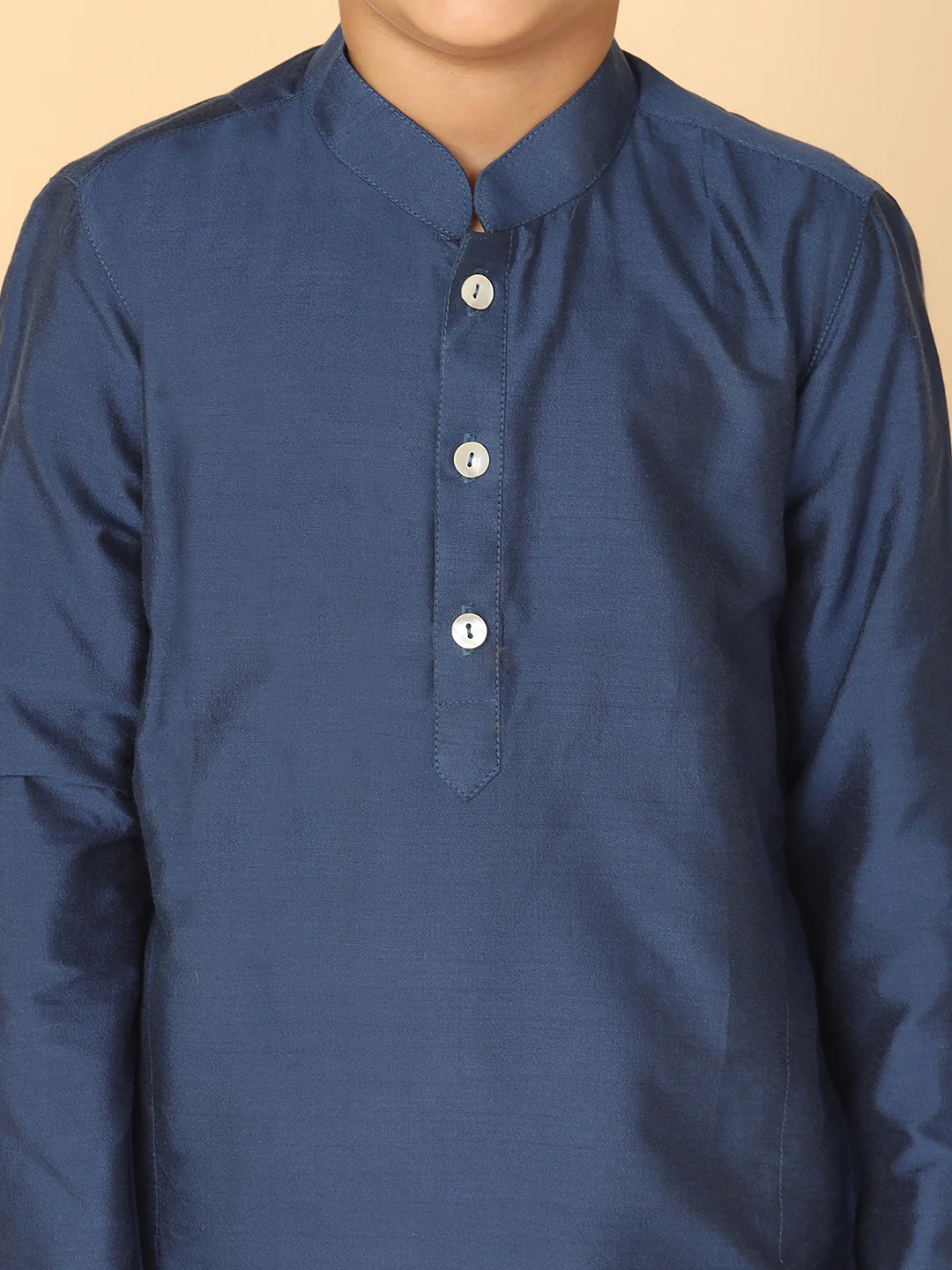 Boy's Blue Kurta - Image 5