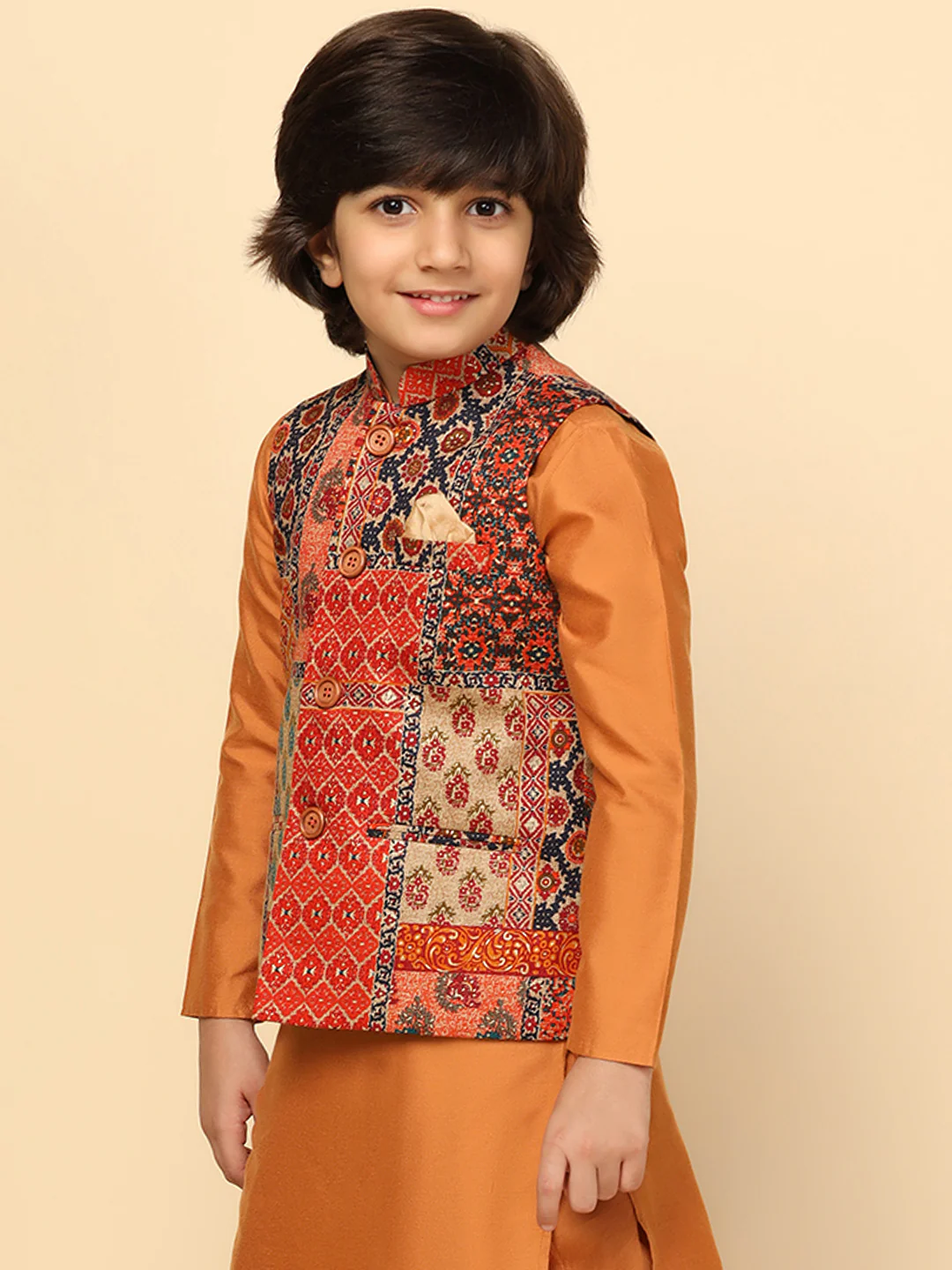 Boy's Multi Coloured Printed Jacket - Image 3