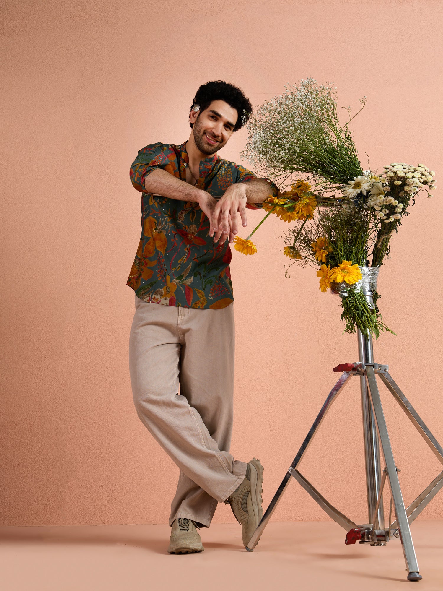 Multi-Color Polyviscose Printed Short Kurta