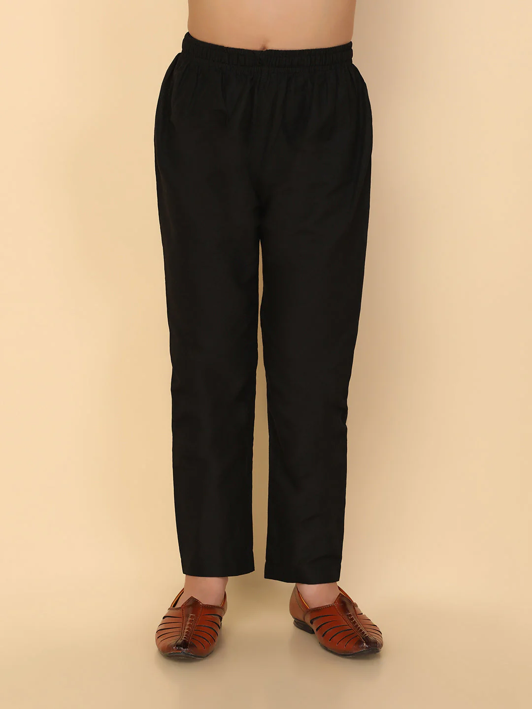 Multicolor Cotton Blend Printed Kurta Pyjama Set - Image 6