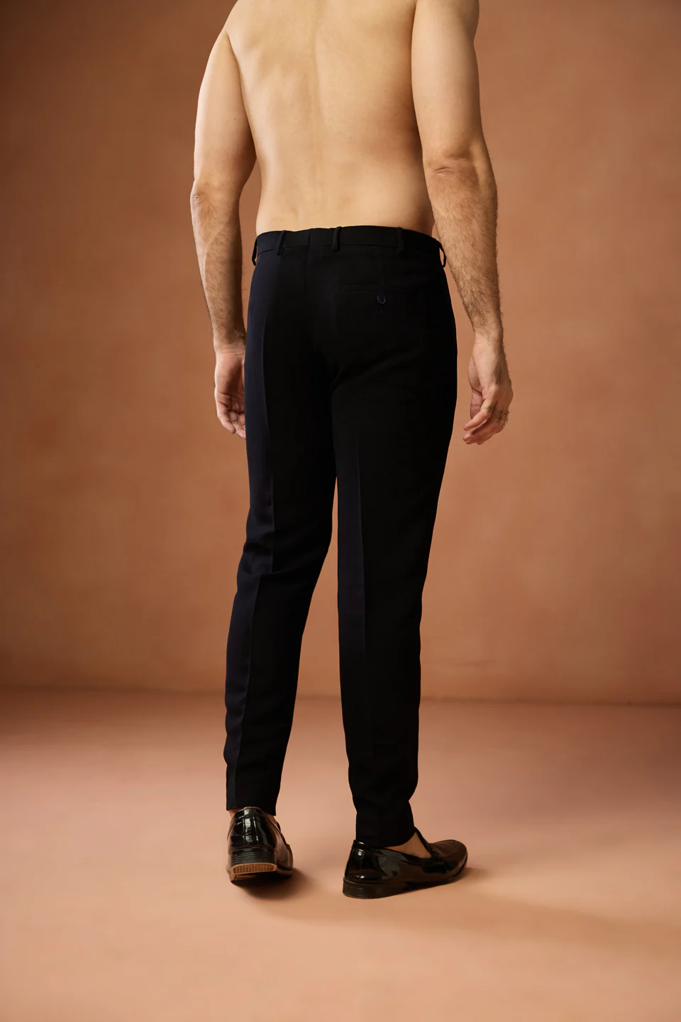 Navy Blue Slim Fit Trouser - Image 4